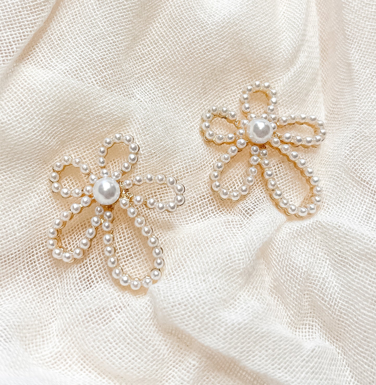 Kady Pearl Flower Studs